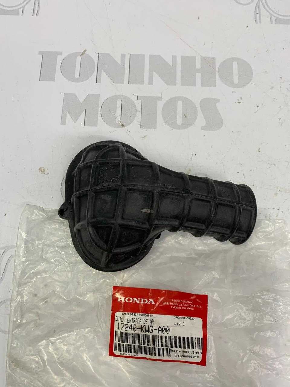DUTO TAMPA CAIXA FILTRO AR HONDA FAN 125 2014 À 2018